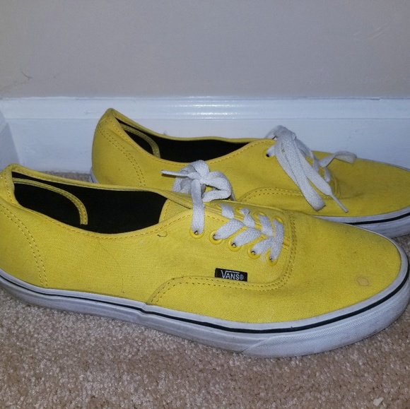 vans yellow low top